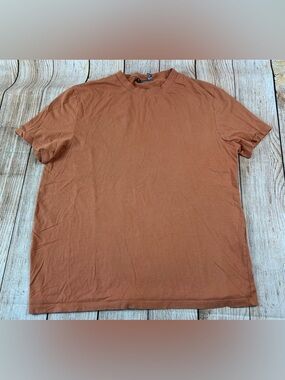 Mens ASOS Design Orange T Shirt Large Tall